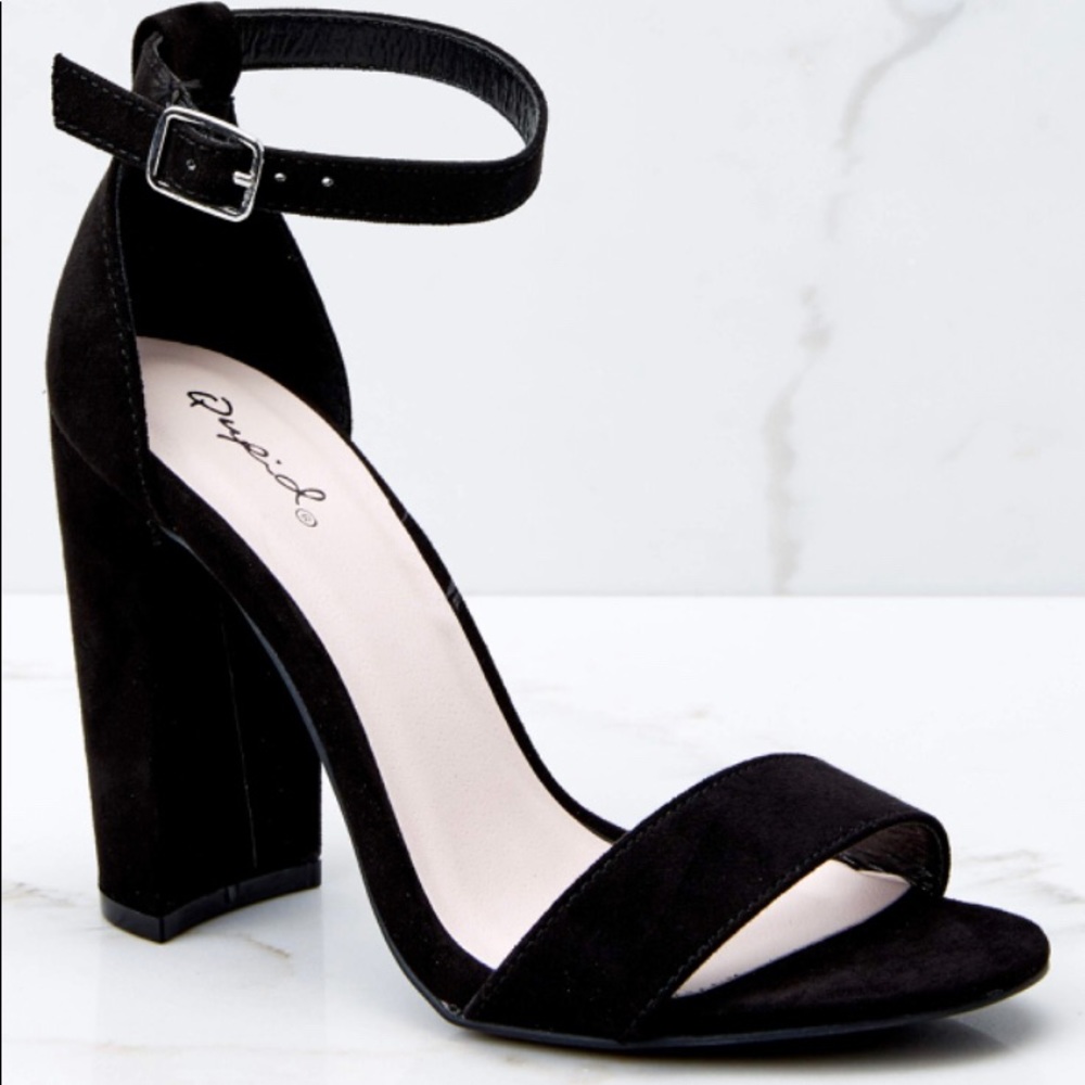 Black heels